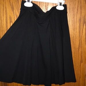 Black skater skirt